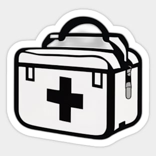 Essential First Aid Kit Icon Design No. 789 Sticker